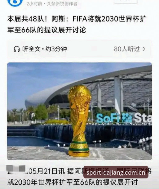 大江体育运动记录 3大核心看点解析2030世界杯扩军至66队对中国足球的深远影响